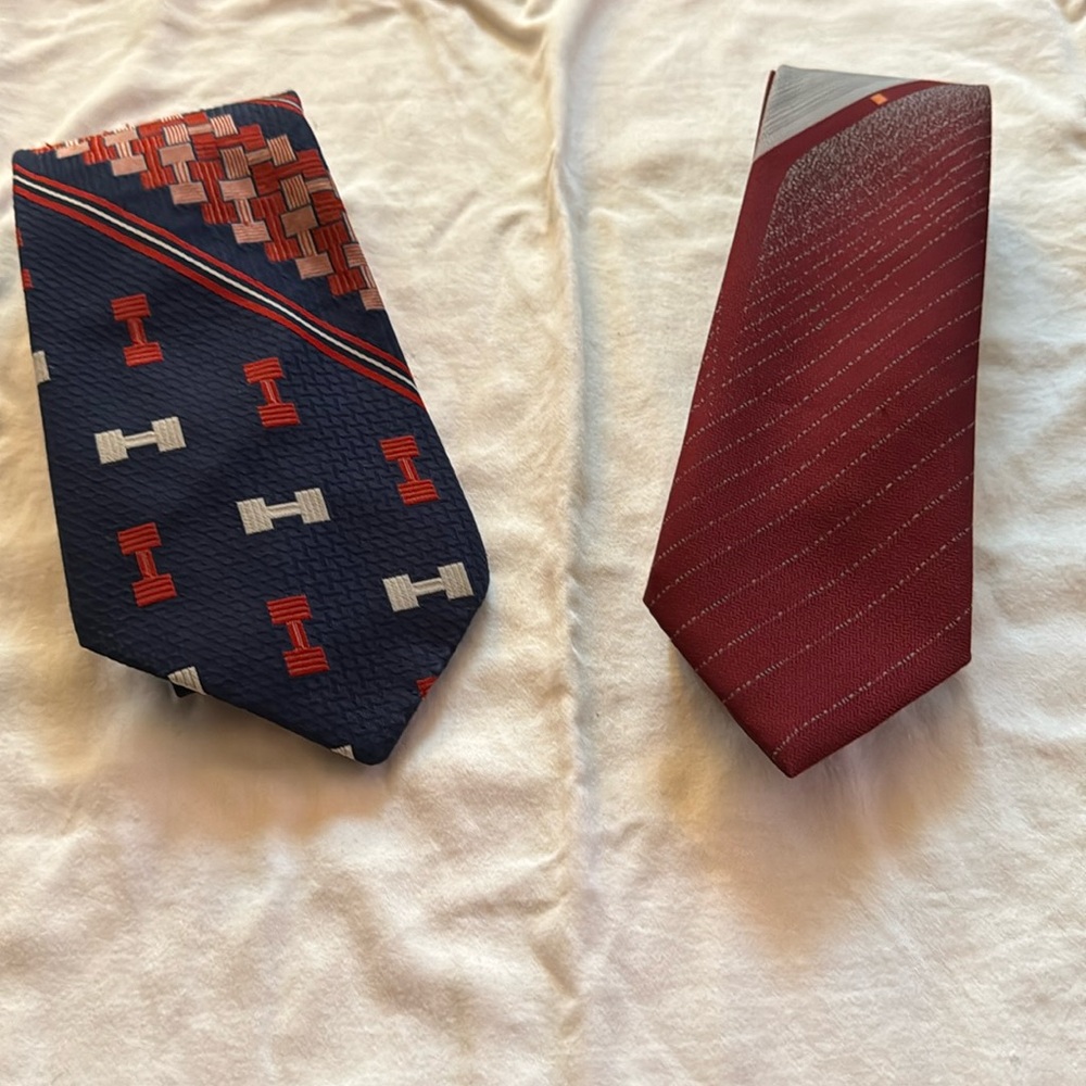 Two Vintage Men’s Ties. Bring back the 70’s!